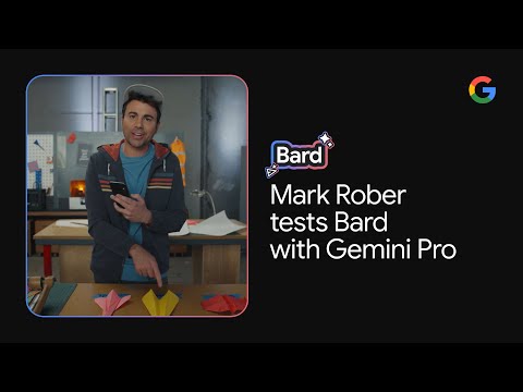 Mark Rober takes Bard with Gemini Pro for a test flight