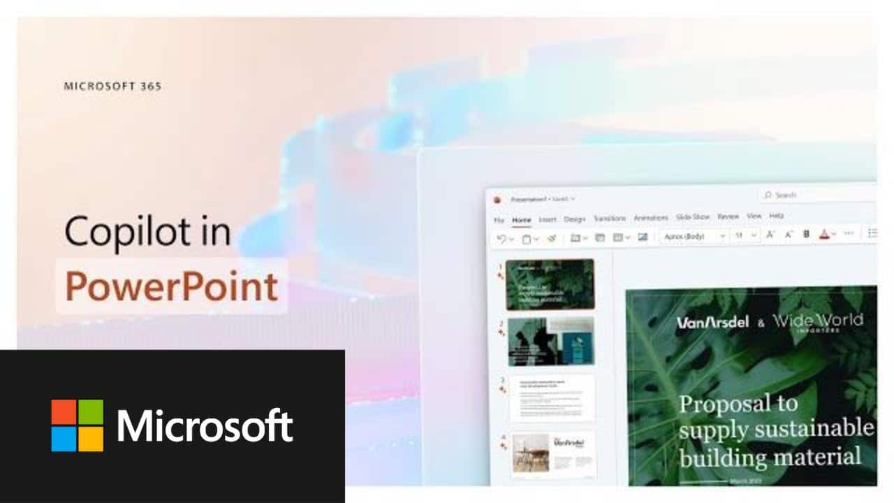 כיצד להשתמש ב-Microsoft Copilot ב-PowerPoint
