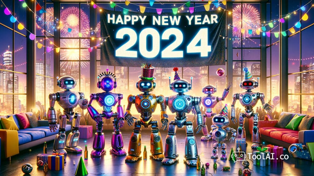 שנה חדשה 2024 בינה מלאכותית ToolAi.co